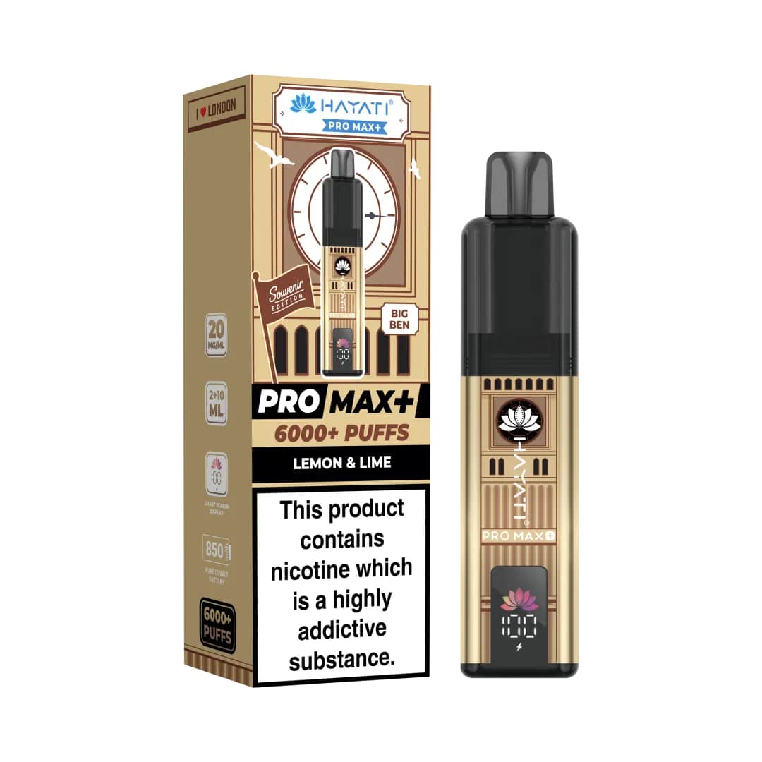 HAYATI PRO MAX+ SOUVENIR EDITION 6K PREFILLED POD VAPE KIT 20MG - Image 8