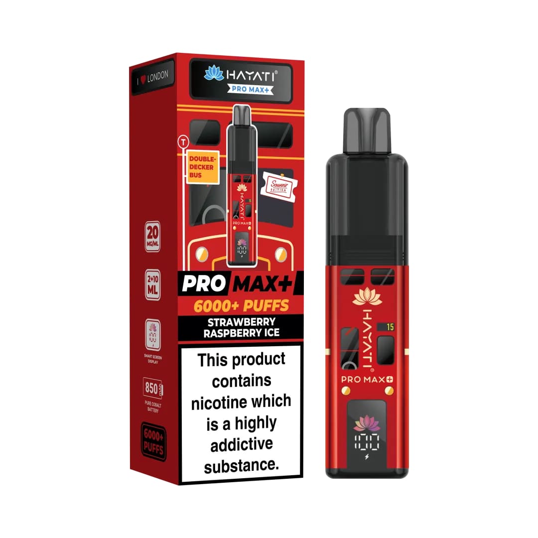 HAYATI PRO MAX+ SOUVENIR EDITION 6K PREFILLED POD VAPE KIT 20MG - Image 10