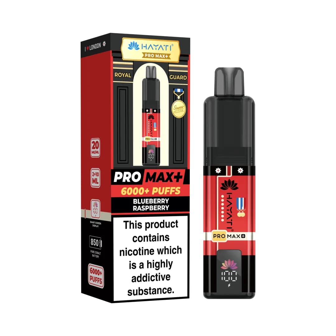 HAYATI PRO MAX+ SOUVENIR EDITION 6K PREFILLED POD VAPE KIT 20MG - Image 4