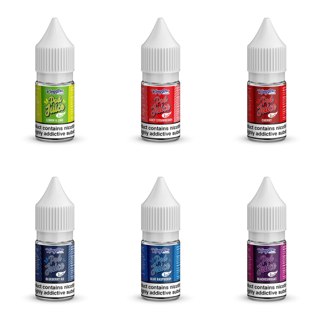 KINGSTON POD JUICE E LIQUID 10 X 10ML = 100ML
