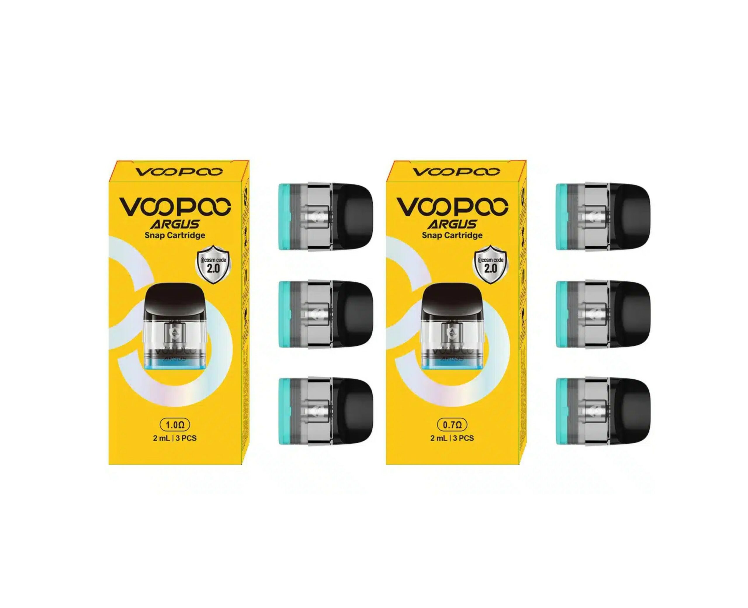 VOOPOO ARGUS SNAP POD CARTRIDGES (3 PACK)