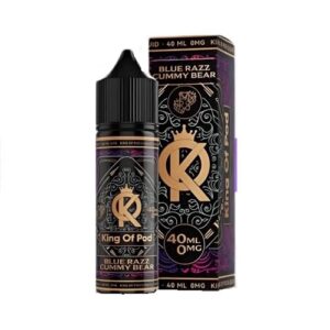 BLUE RAZZ GUMMY BEAR 40ML E LIQUID KING OF POD