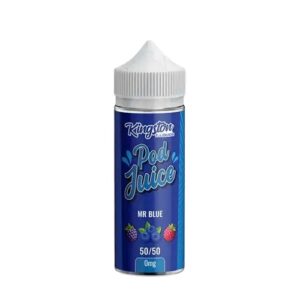 MR BLUE POD JUICE 100ML E LIQUID 50/50 KINGSTON