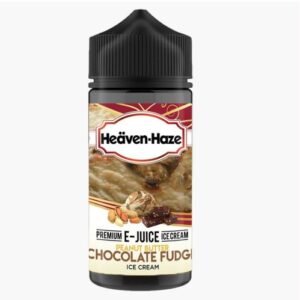 Peanut Butter Chocolate Fudge Ice Cream 100ml E Liquid Heaven Haze Exp