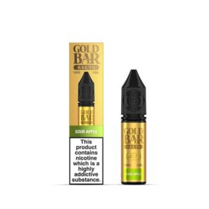 SOUR APPLE 10ML NIC SALT GOLD BAR