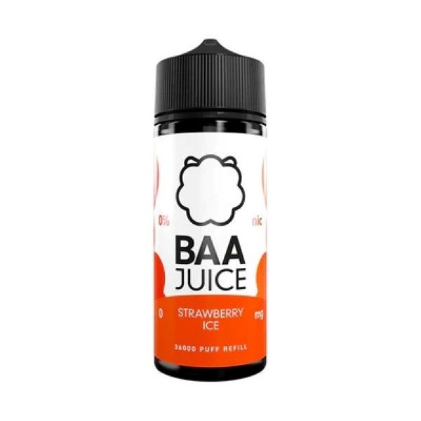 STRAWBERRY ICE 100ML E LIQUID BAA JUICE