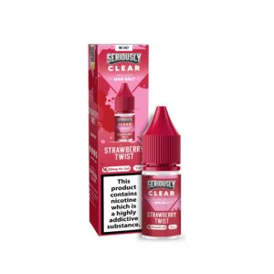 STRAWBERRY TWIST 10ML NIC SALT SERIOUSLY CLEAR BAR