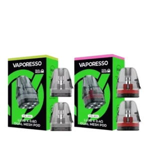 VAPORESSO LUXE X DUAL MESH REPLACEMENT PODS (2 PACK)