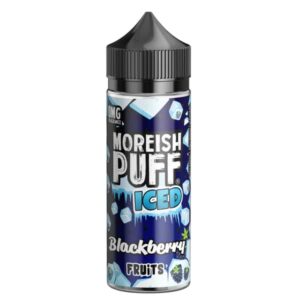 Blackberry Fruits Iced 100ml E Liquid By Moreish Puff