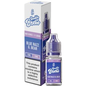 Blue Razz G Bear 10ml Nic Salt Double Brew Bar Series
