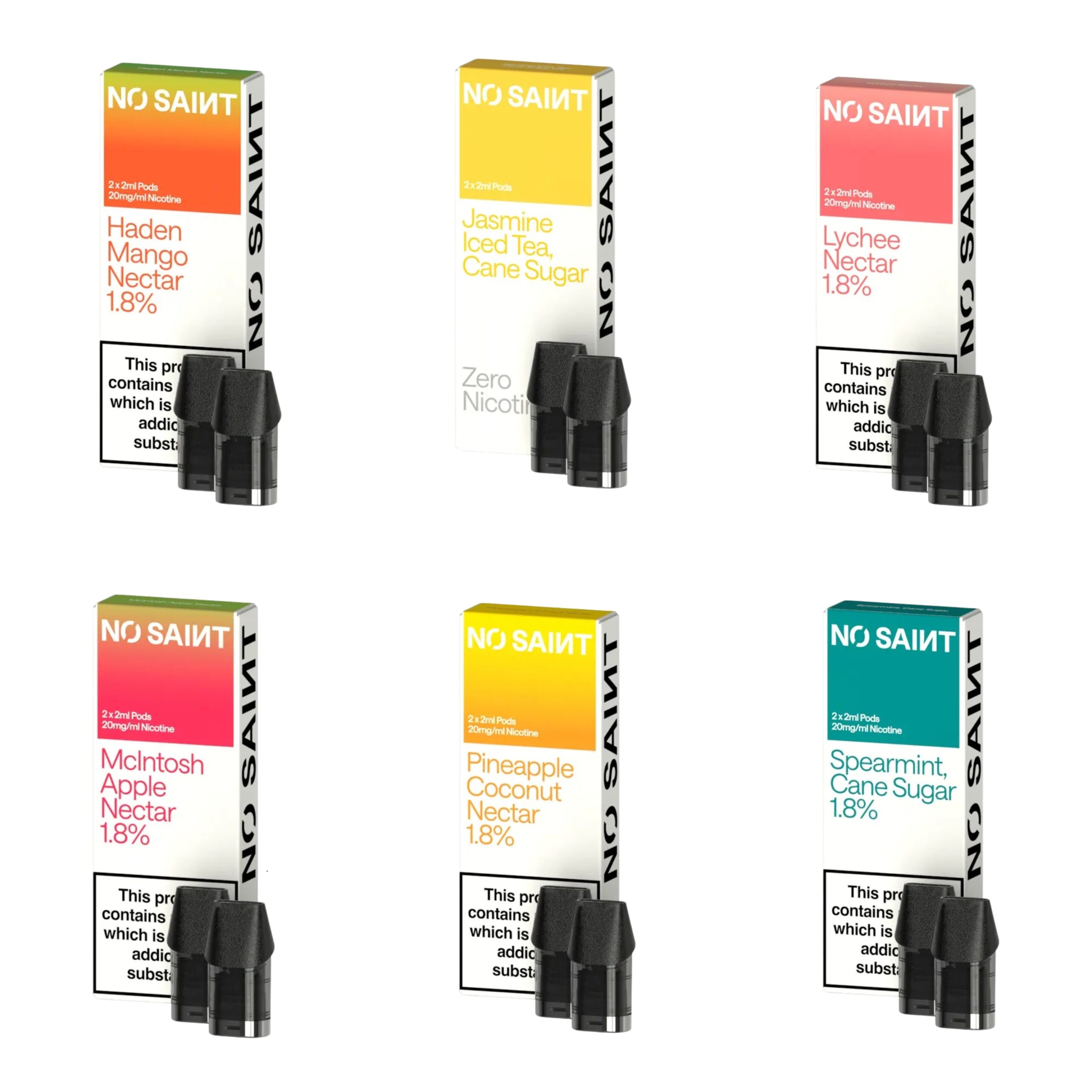 No Saint Prefilled Pods (2 Pack)