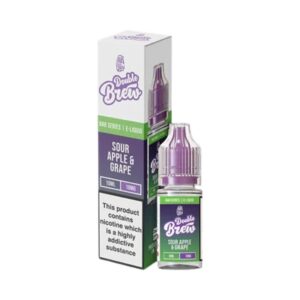 Sour Apple & Grape 10ml Nic Salt Double Brew Bar Series