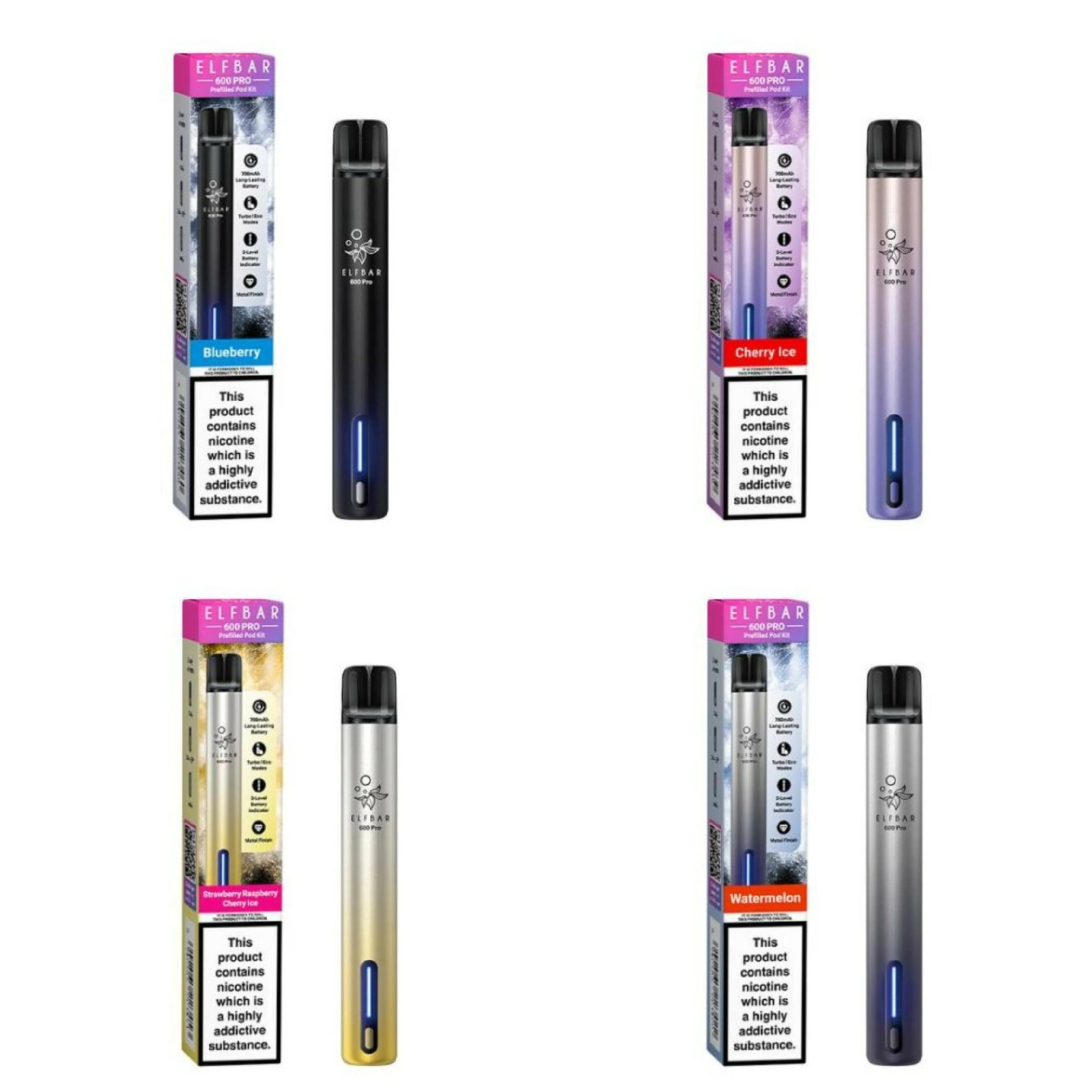 Elf Bar 600 Pro Prefilled Pod Vape Kit