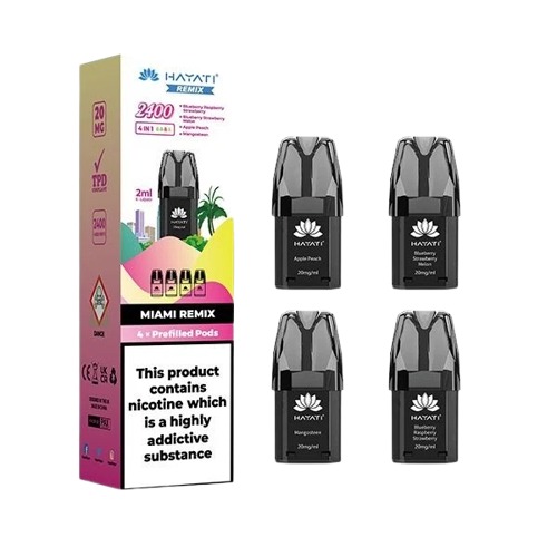 Hayati Remix 2400 Prefilled Pods 20mg (4 Pack) - Image 2