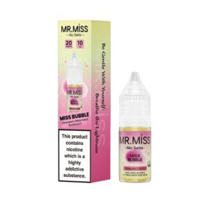 Miss Bubble 10ml Nic Salt Mr Miss