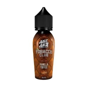 Vanilla Toffee Tobacco Club 50ml E Liquid Just Juice