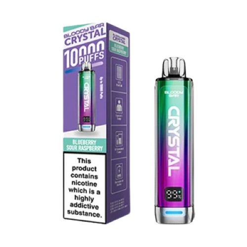 Bloody Bar Crystal 10000 Prefilled Pod Vape Kit 20mg - Image 3