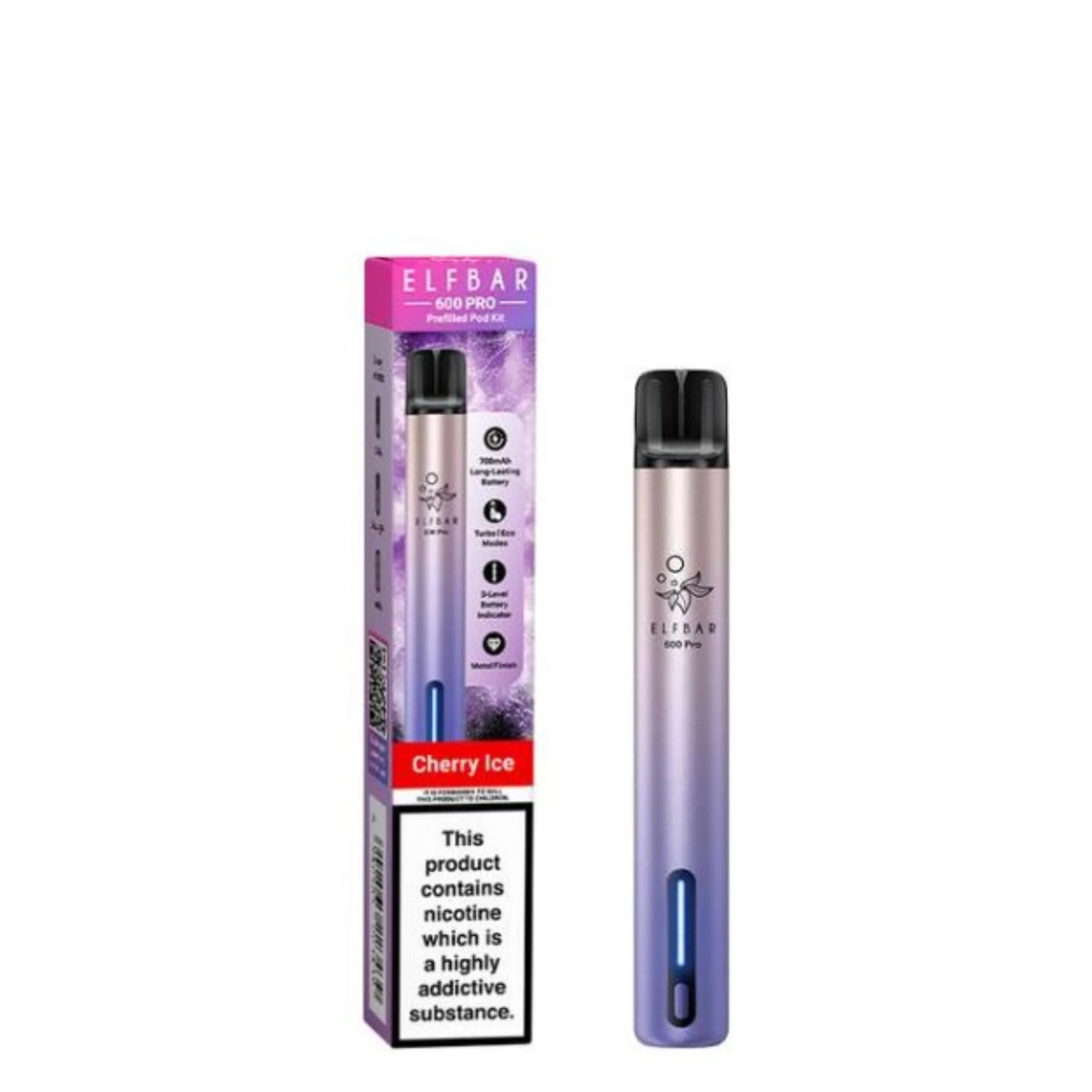 Elf Bar 600 Pro Prefilled Pod Vape Kit - Image 8