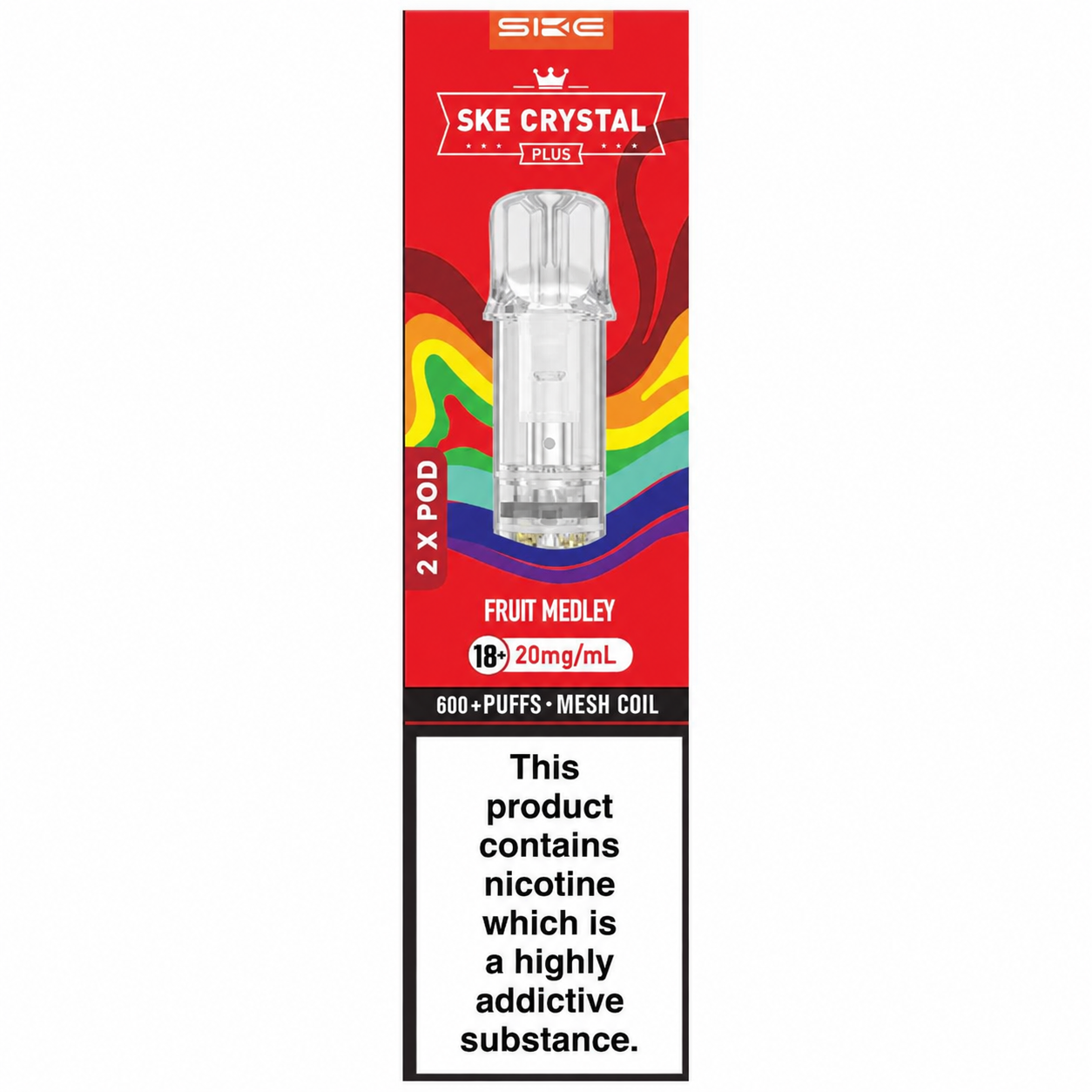 Ske Crystal Plus Prefilled Pods 20mg (2 Pack) - Image 2