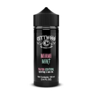 Miami Mint 50/50 Edition 100ml E Liquid Cuttwood
