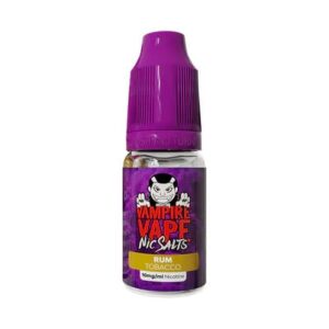 Rum Tobacco Nic Salt 10ml Vampire Vape