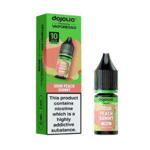 Sour Peach Gummy 10ml Nic Salt Dojoliq By Vaporesso