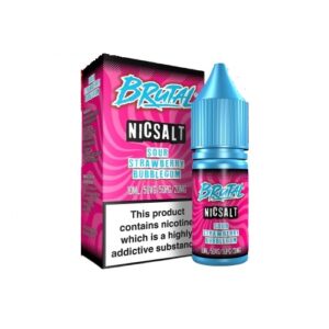Sour Strawberry Bubblegum 10ml Nic Salt Brutal
