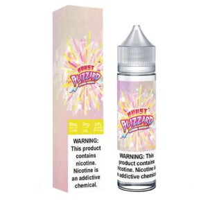 Straw Brrrst Blizzard 50ml E Liquid Burst Exp