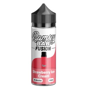 Strawberry Ice Cream Bar Fusion 100ml E Liquid Ramsey