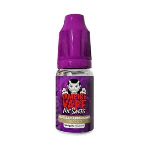 Vanilla Cappuccino Tobacco Nic Salt 10ml Vampire Vape
