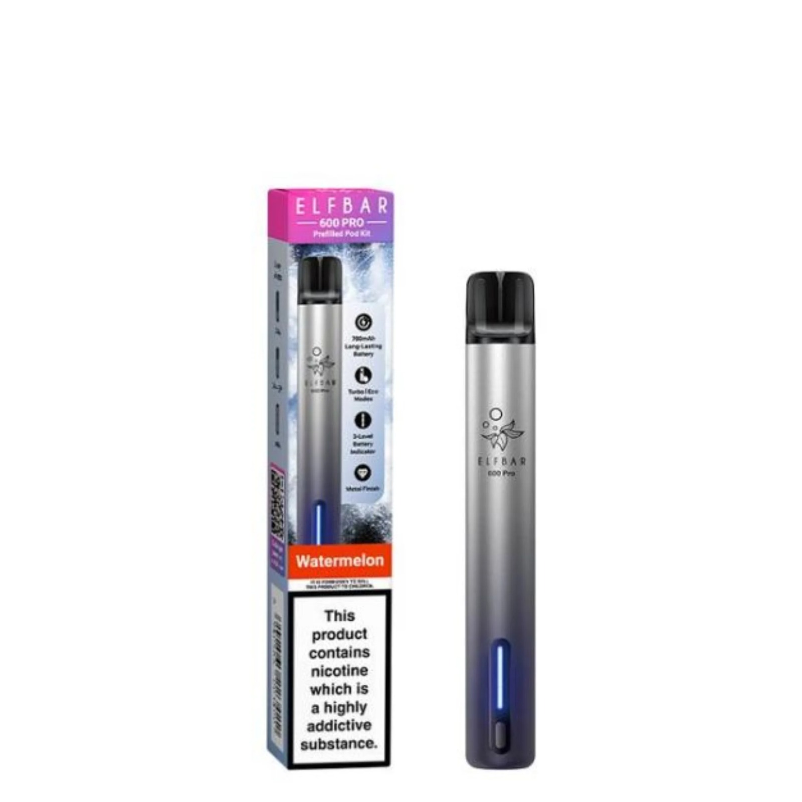 Elf Bar 600 Pro Prefilled Pod Vape Kit - Image 2