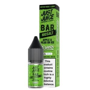 Apple & Pear on Ice Bar Reborn 10ml Nic Salt Just Juice