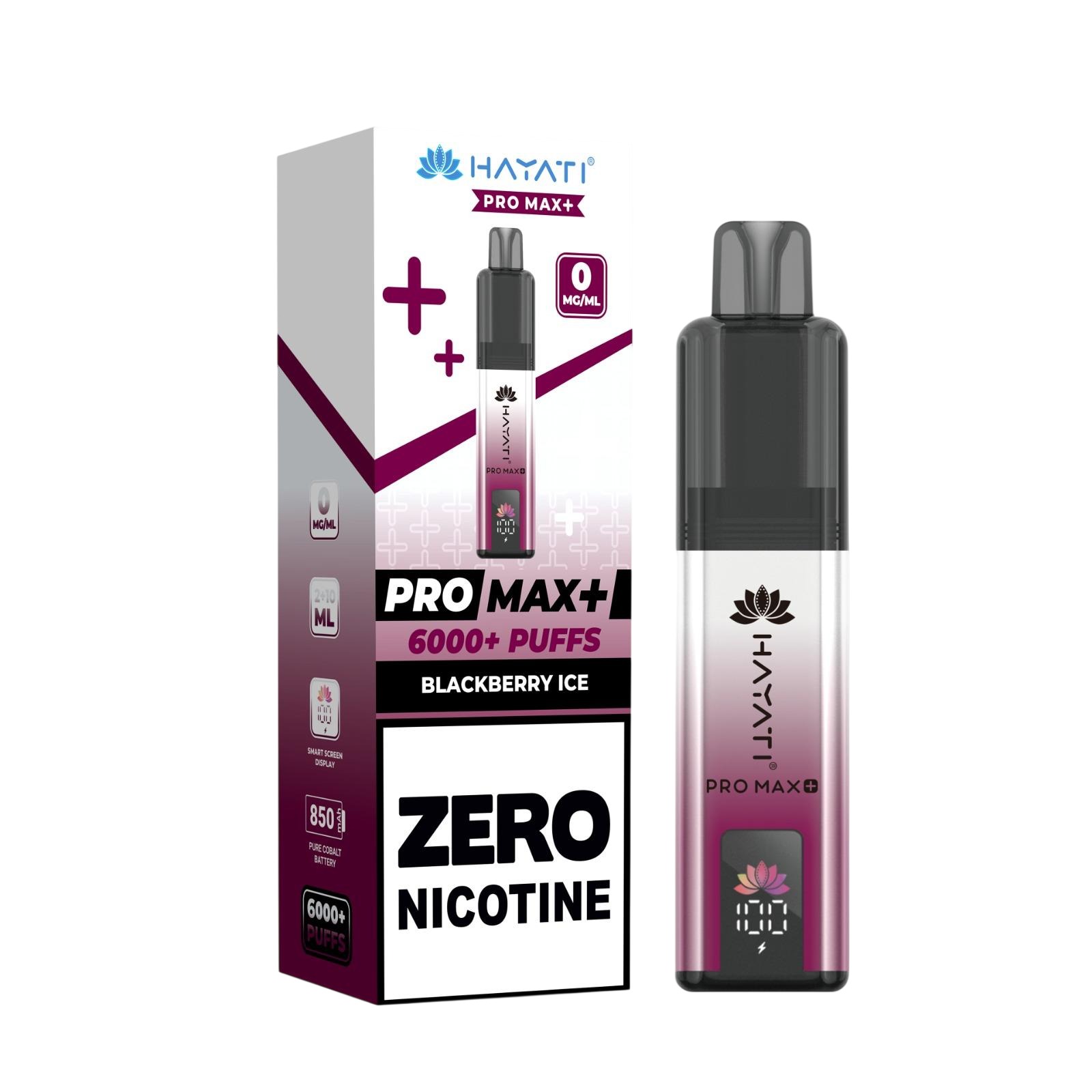 Hayati Pro Max+ 6000 Prefilled Pod Vape Kit Zero Nicotine - Image 3