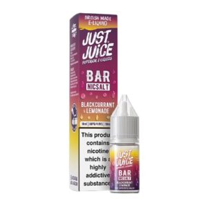 Blackcurrant Lemonade Bar 10ml Nic Salt Just Juice