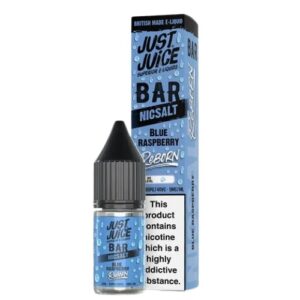 Blue Raspberry Bar Reborn 10ml Nic Salt Just Juice