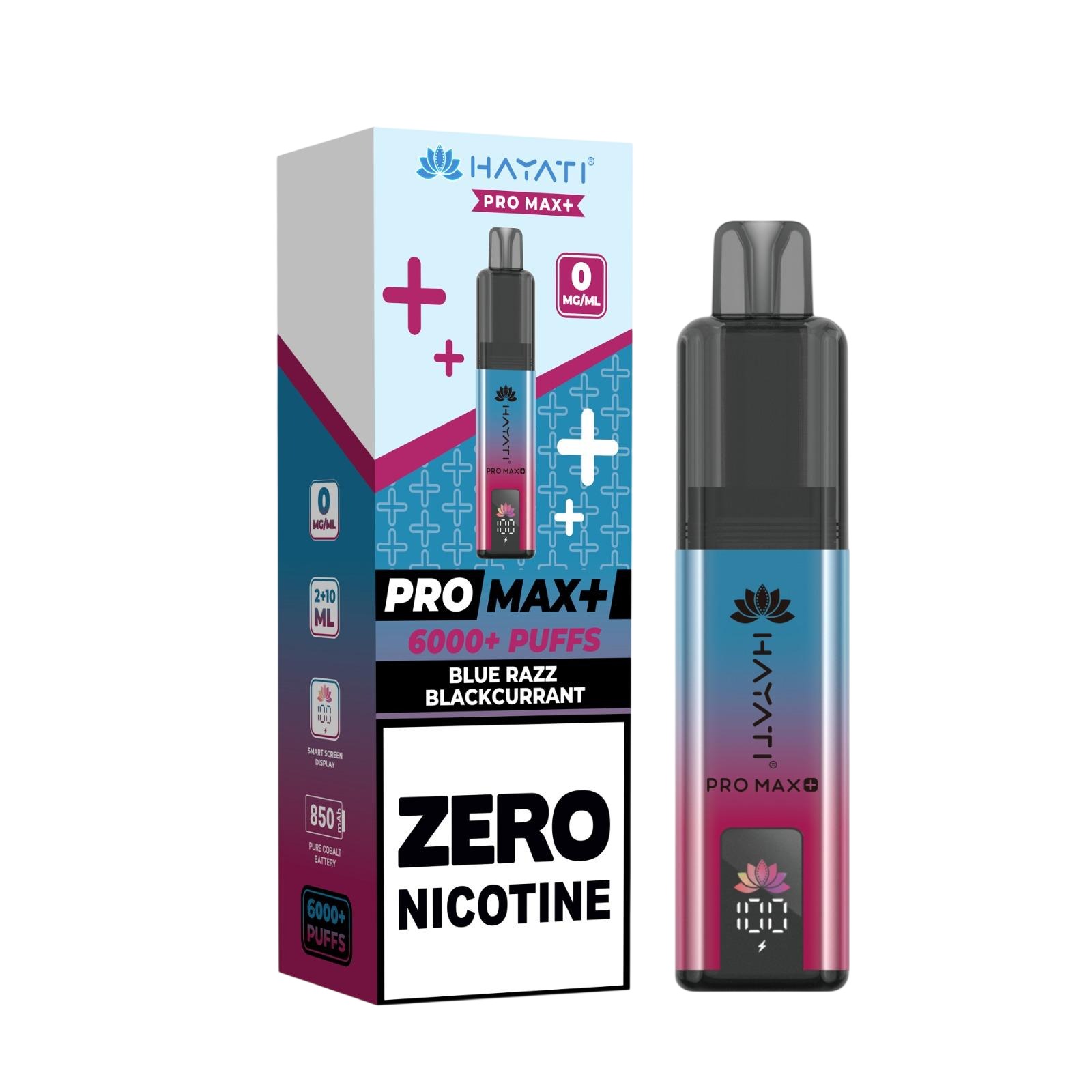 Hayati Pro Max+ 6000 Prefilled Pod Vape Kit Zero Nicotine - Image 4