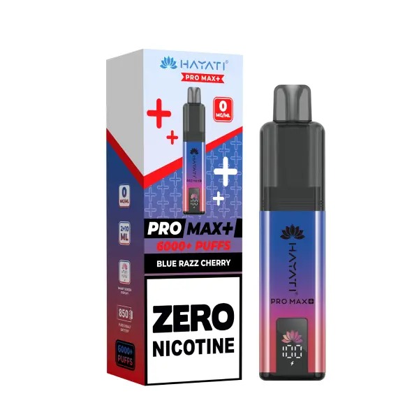 Hayati Pro Max+ 6000 Prefilled Pod Vape Kit Zero Nicotine - Image 5