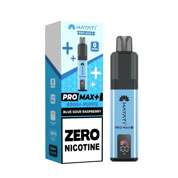 Hayati Pro Max+ 6000 Prefilled Pod Vape Kit Zero Nicotine - Image 8