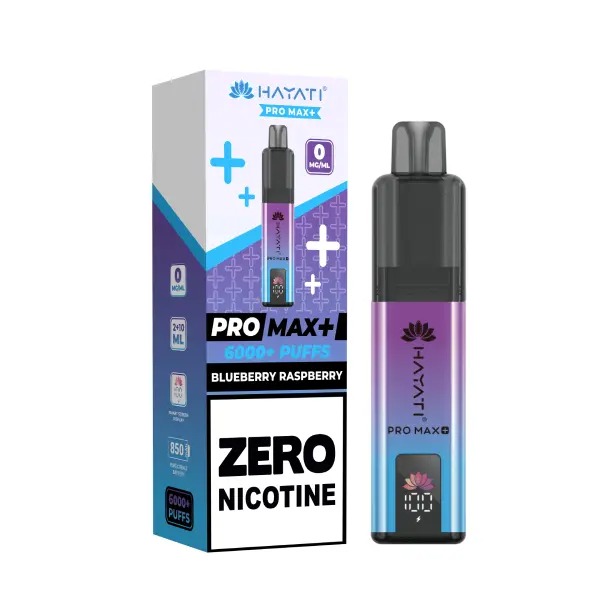Hayati Pro Max+ 6000 Prefilled Pod Vape Kit Zero Nicotine - Image 11