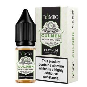 Culmen Platinum Tobaccos 10ml Nic Salt Bombo