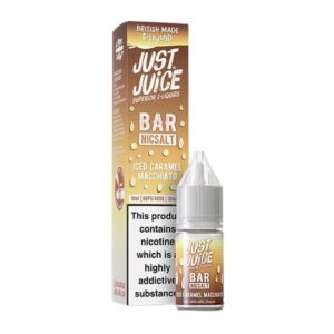 Iced Caramel Macchiato Bar 10ml Nic Salt Just Juice
