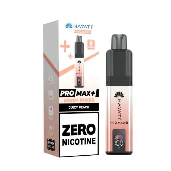 Hayati Pro Max+ 6000 Prefilled Pod Vape Kit Zero Nicotine - Image 15
