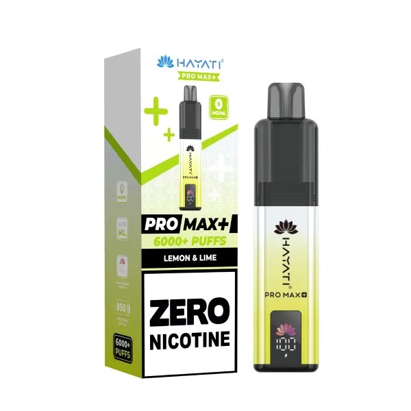 Hayati Pro Max+ 6000 Prefilled Pod Vape Kit Zero Nicotine - Image 16