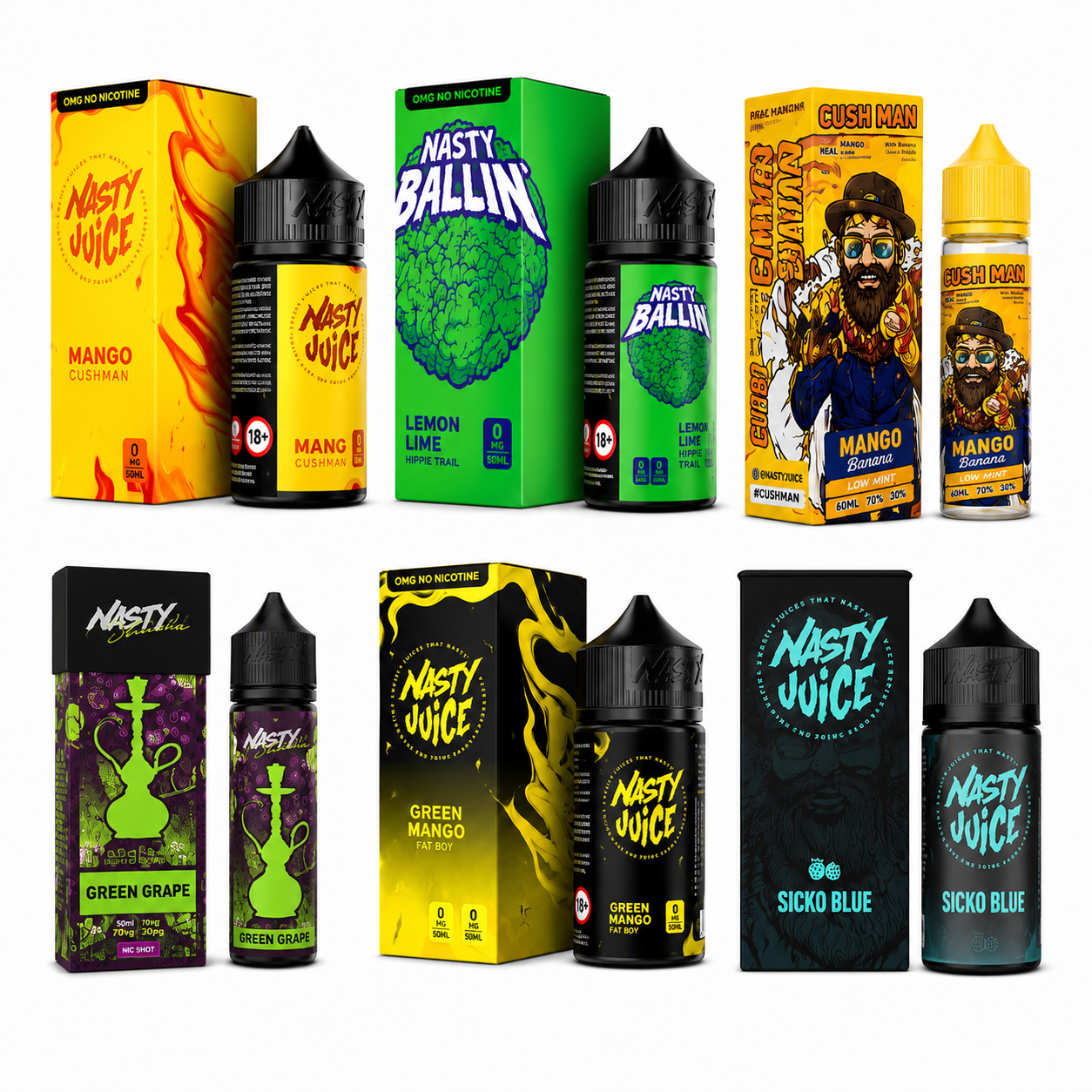 Nasty Juice 50ml E Liquid EXP