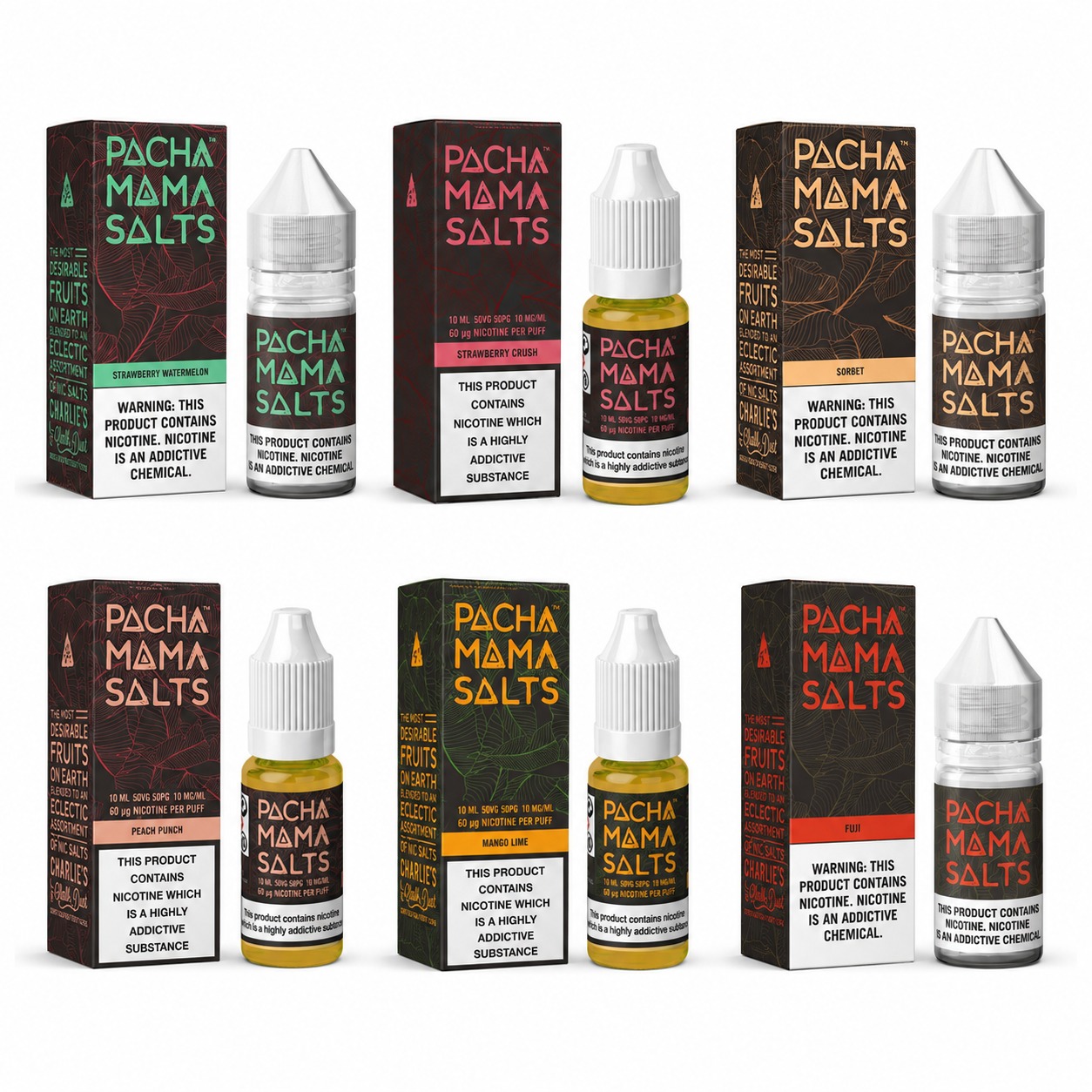 Pacha Mama Salts 10ml Nic Salt Exp