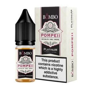 Pompeii Platinum Tobaccos 10ml Nic Salt Bombo
