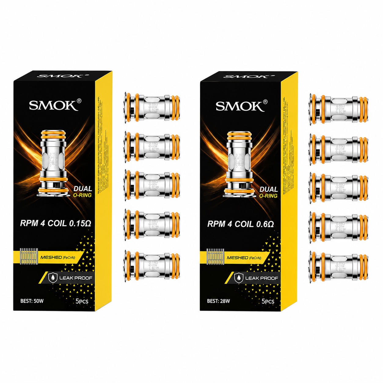 Smok RPM 4 Replacement Coils (5 Pack)
