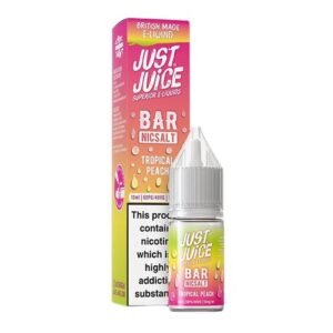 Tropical Peach Bar 10ml Nic Salt Just Juice