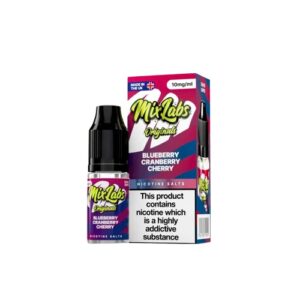 Blueberry Cherry Cranberry 10ml Nic Salt Mix Labs Originals