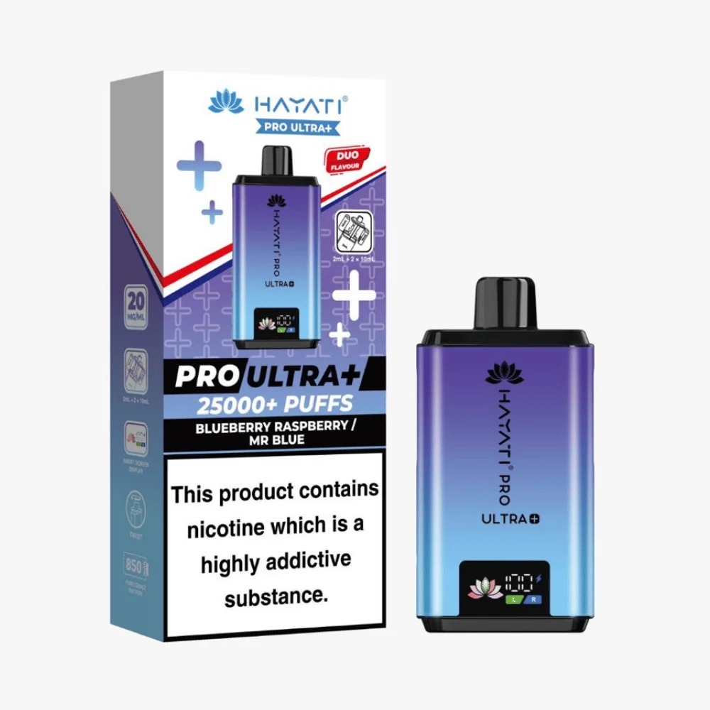 Hayati Pro Ultra Plus 25000 Prefilled Pod Vape Kit 20mg - Image 10